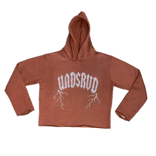 Brown Sugar Crop Hoodie