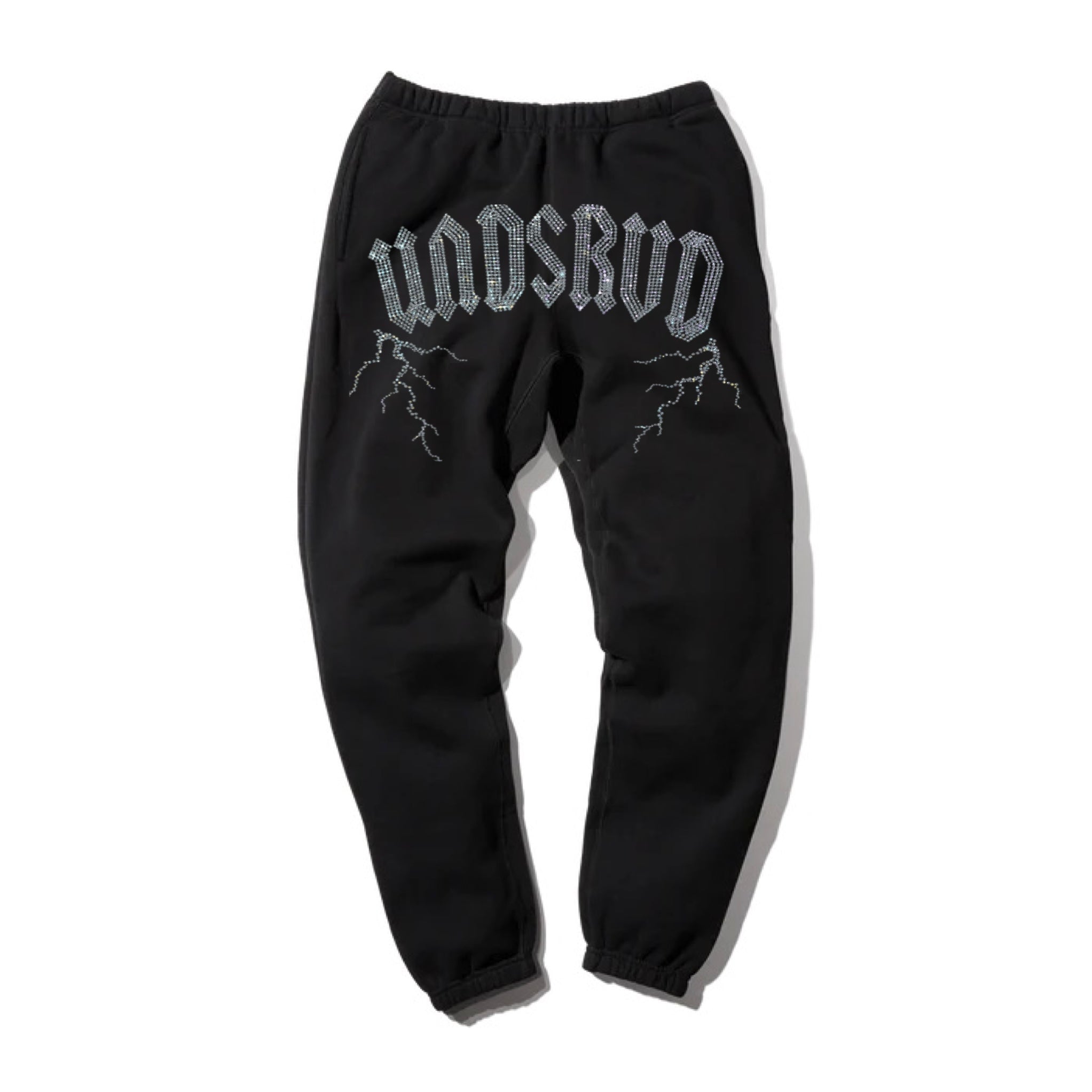 Black Rhinestone Sweats UNDSRVD